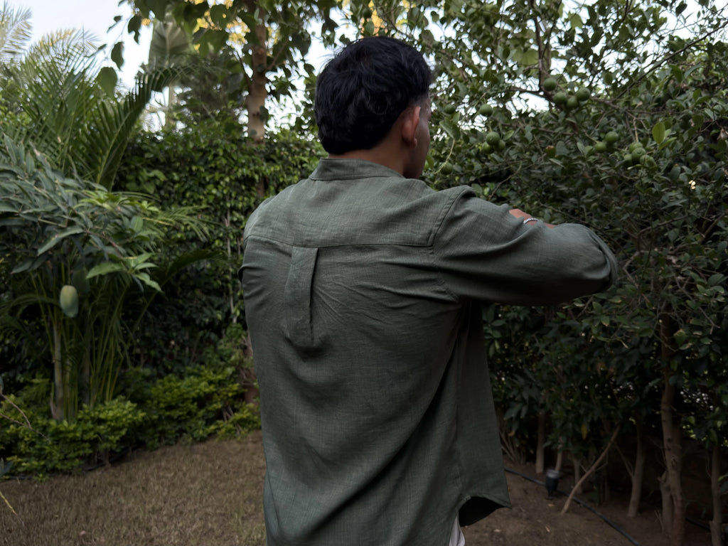Olive shirt