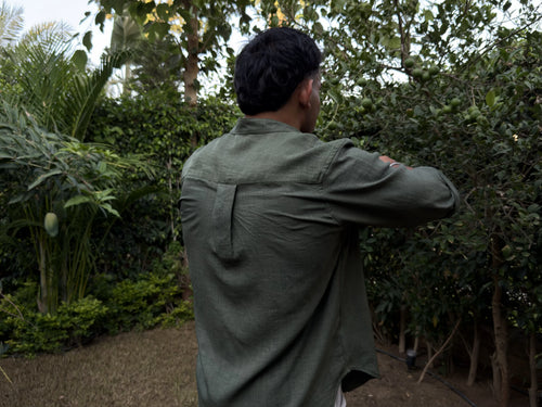 Olive shirt