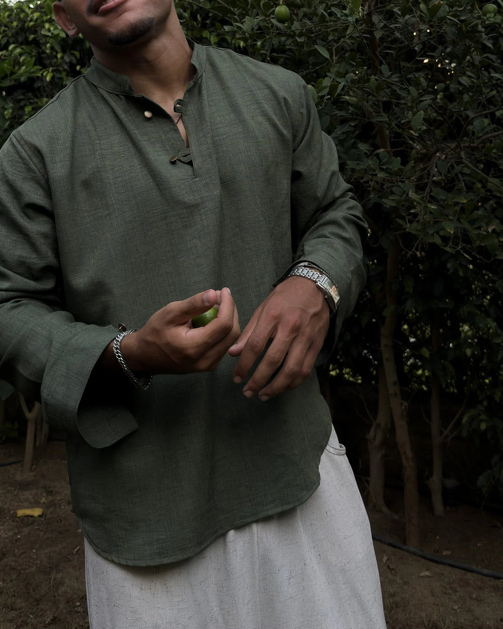 Olive shirt