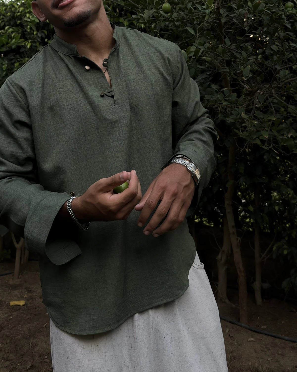Olive shirt