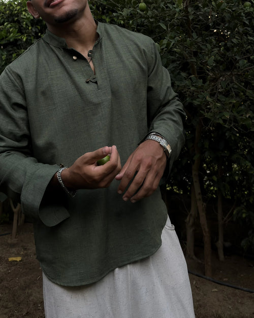 Olive shirt